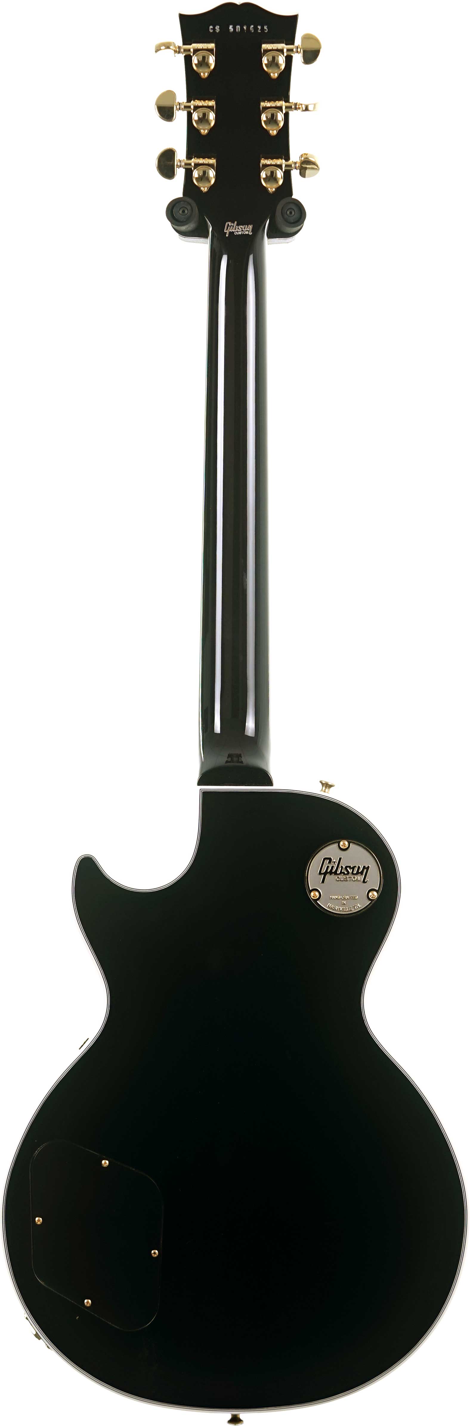 Gibson Custom Shop Les Paul Custom Ebony with Ebony Fingerboard Gloss #CS501625