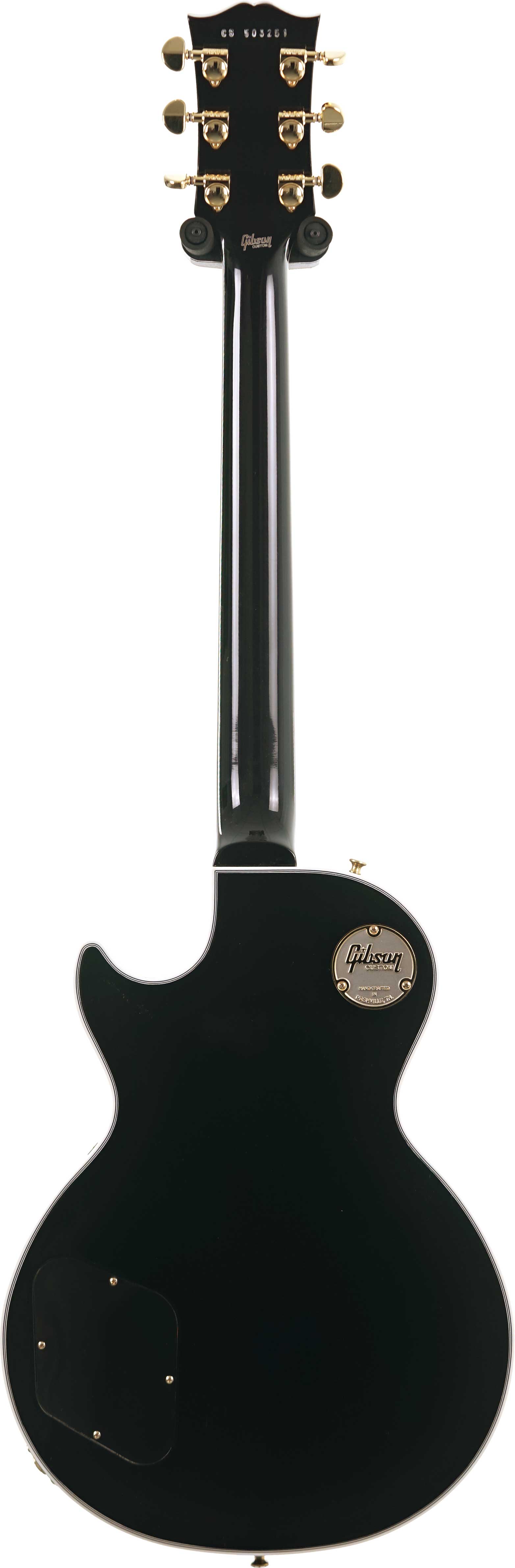 Gibson Custom Shop Les Paul Custom Ebony with Ebony Fingerboard Gloss #CS503251