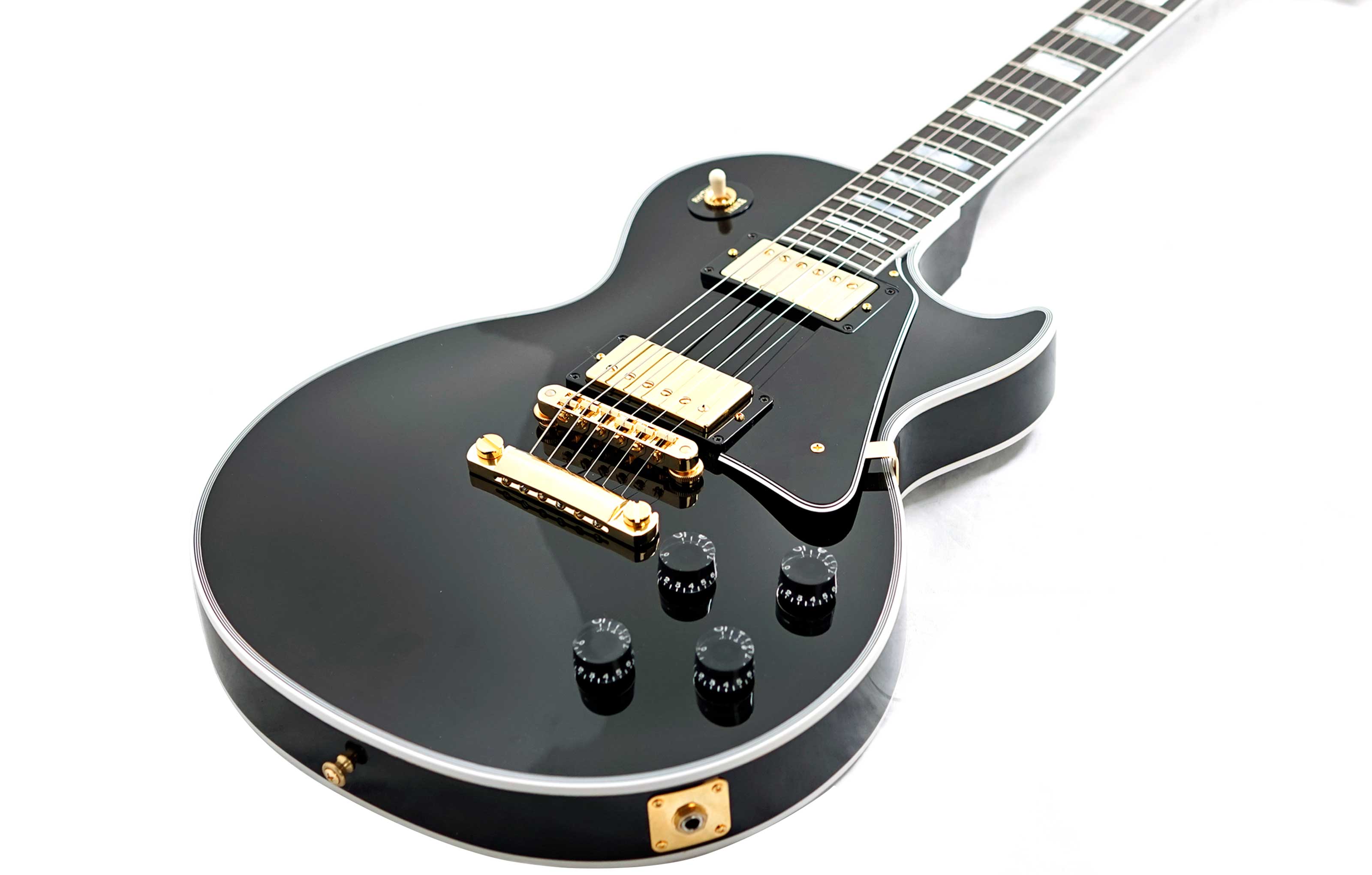 Gibson Custom Shop Les Paul Custom Ebony with Ebony Fingerboard Gloss
