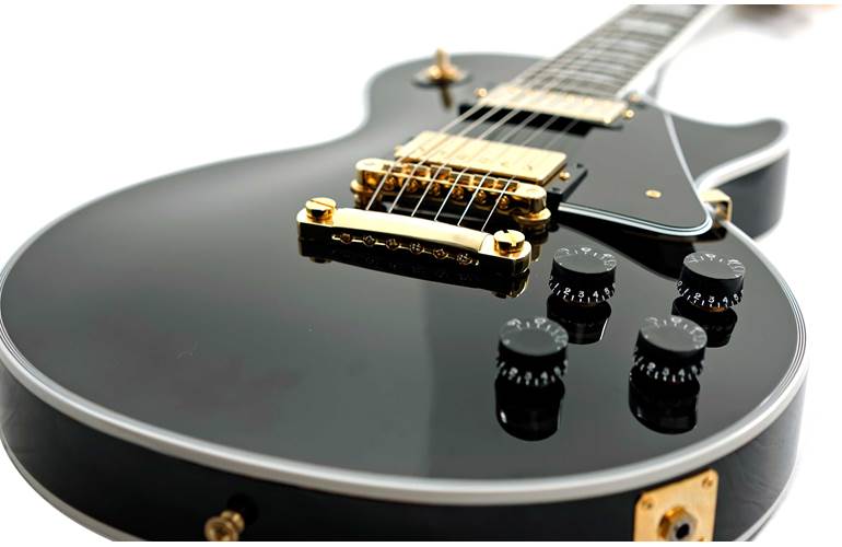 Gibson Custom Shop Les Paul Custom Ebony with Ebony Fingerboard Gloss Gibson Custom Shop Les Paul Custom Ebony with Ebony Fingerboard Gloss