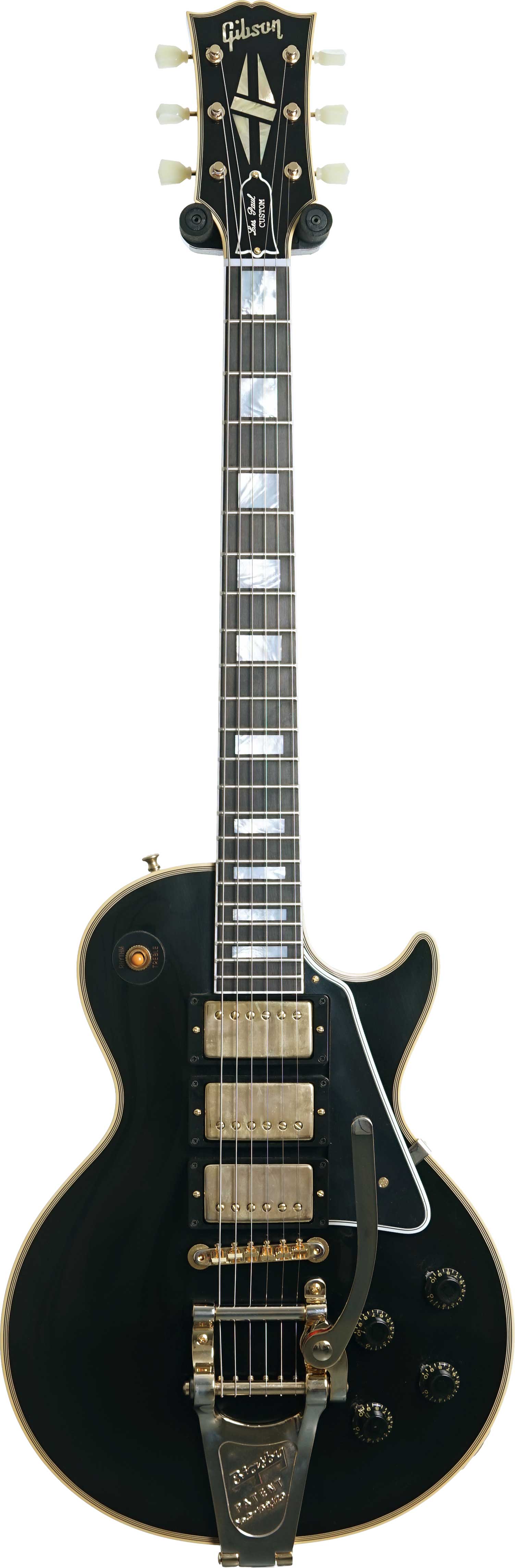 Gibson Custom Shop 1957 Les Paul Custom Reissue 3-Pickup Bigsby VOS #741043