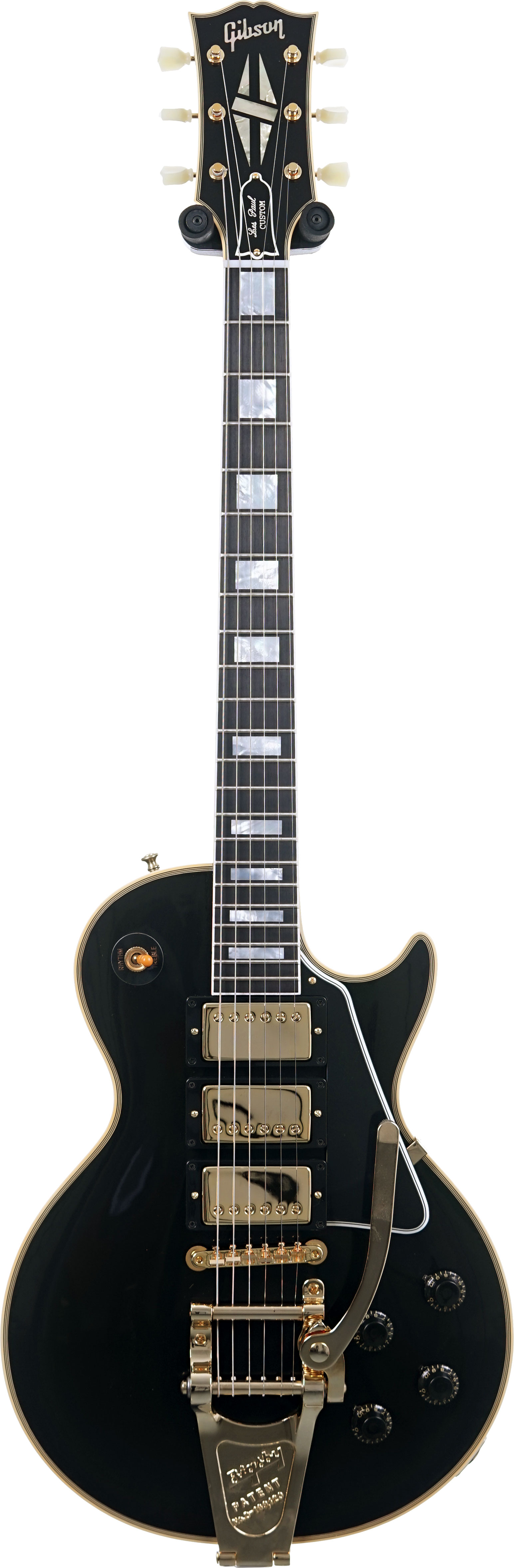 Gibson Custom Shop 1957 Les Paul Custom Reissue 3-Pickup Bigsby VOS #75854