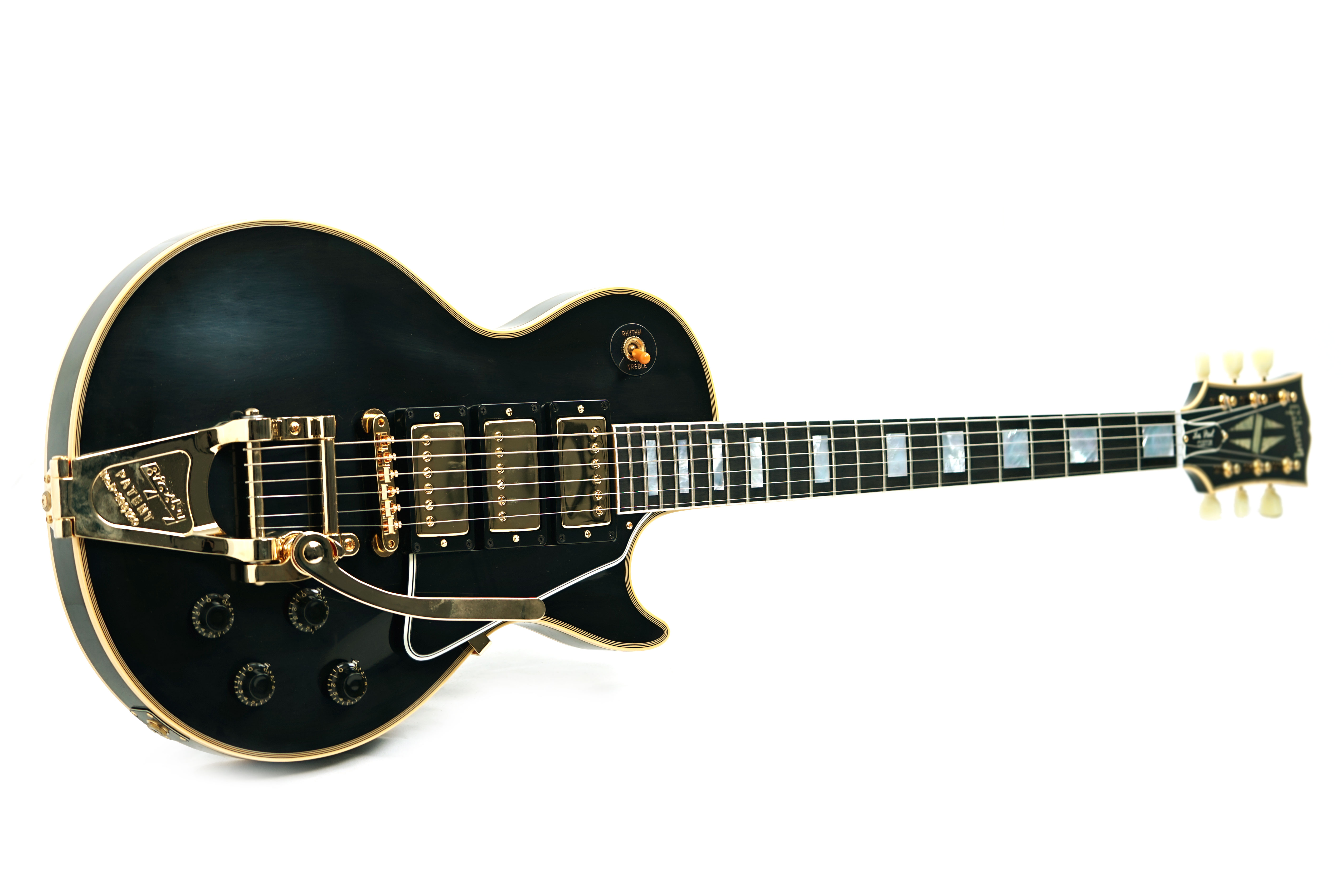 Gibson Custom Shop 1957 Les Paul Custom Reissue 3-Pickup Bigsby VOS #75854