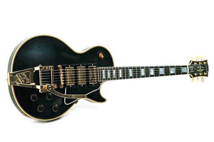 Gibson Custom Shop 1957 Les Paul Custom Reissue 3-Pickup Bigsby VOS #75854 Gibson Custom Shop 1957 Les Paul Custom Reissue 3-Pickup Bigsby VOS #75854