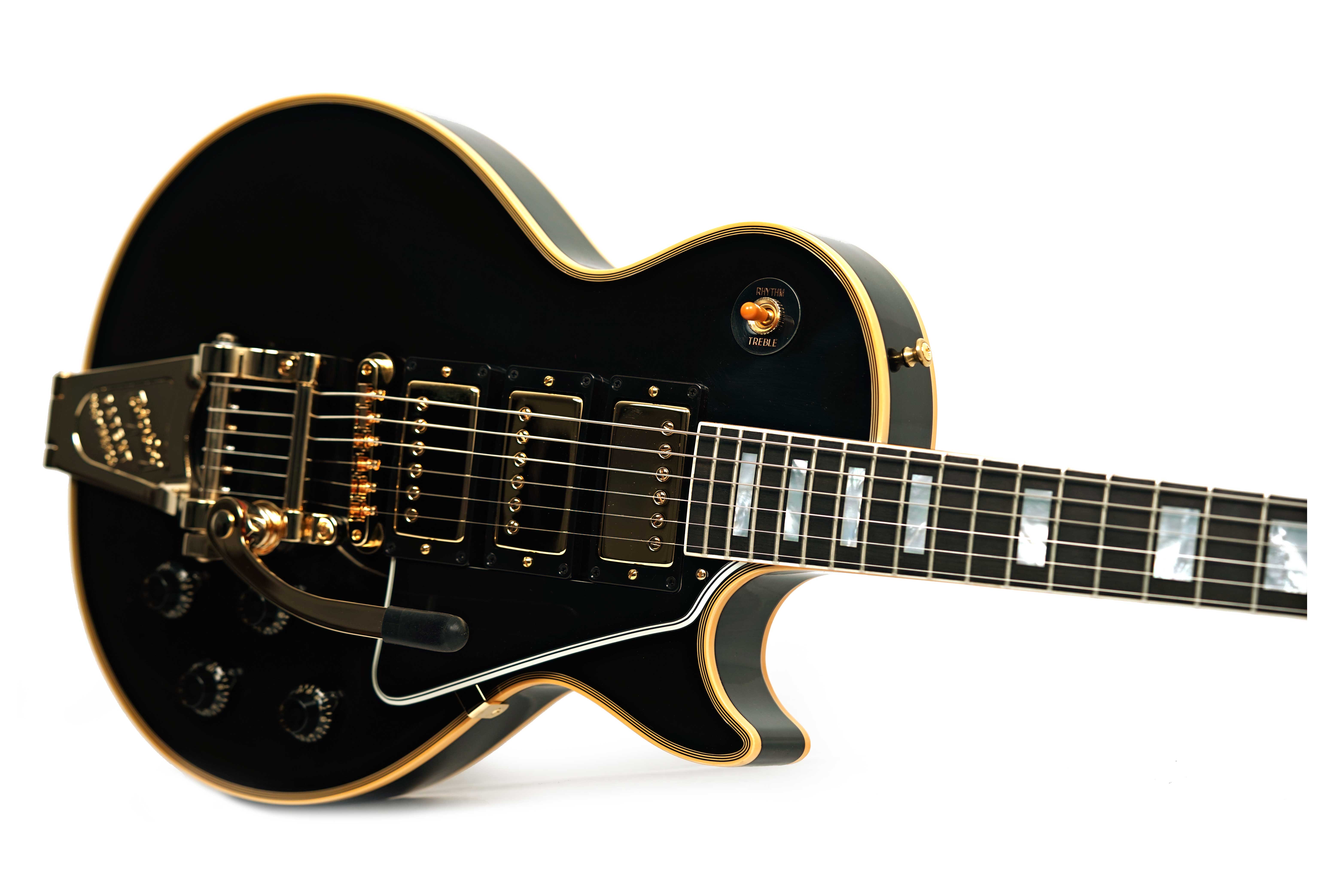Gibson Custom Shop 1957 Les Paul Custom Reissue 3-Pickup Bigsby VOS #751663
