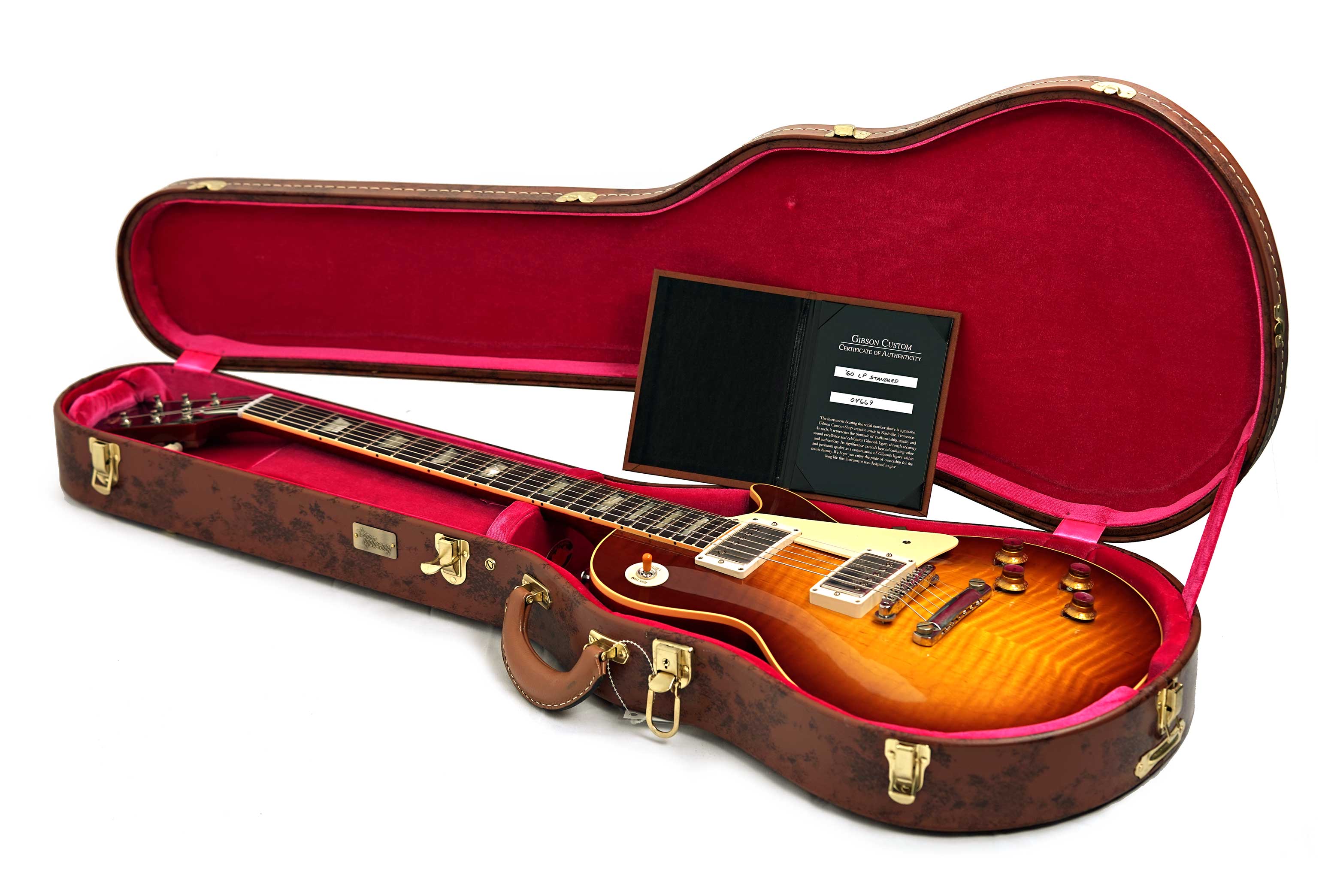 Gibson Custom Shop 1960 Les Paul Standard Reissue VOS Iced Tea #04669