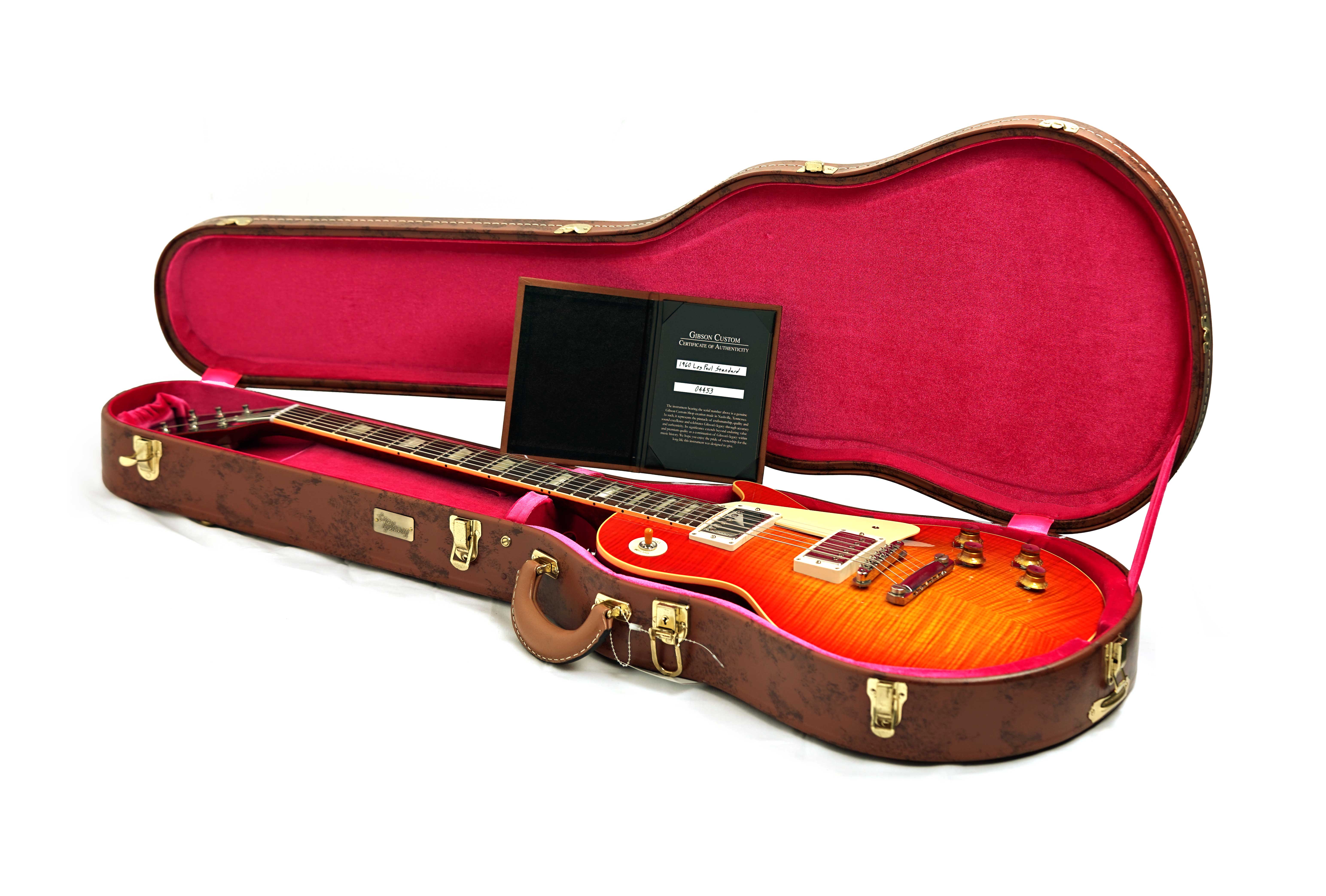 Gibson Custom Shop 1960 Les Paul Standard Reissue Tangerine Burst VOS #4453