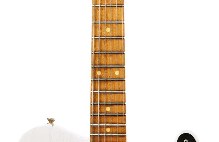 Fender Custom Shop 1953 Telecaster Journeyman Relic White Blonde Maple Fingerboard Master Builder Designed by Paul Waller #R99359 Fender Custom Shop 1953 Telecaster Journeyman Relic White Blonde Maple Fingerboard Master Builder Designed by Paul Waller #R99359