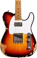 Fender Custom Shop 1967 Telecaster Heavy Relic Chocolate 3 Tone Sunburst Maple Fingerboard Master Builder Designed by Dennis Galuszka #R97578