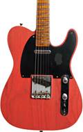 Fender Custom Shop 1953 Telecaster Journeyman Relic Trans Fiesta Red Maple Fingerboard Master Builder Designed by Paul Waller #R112233