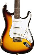 Fender Custom Shop 1965 Stratocaster Relic 3 Tone Sunburst Rosewood Fingerboard Masterbuilt by Paul Waller #R111283