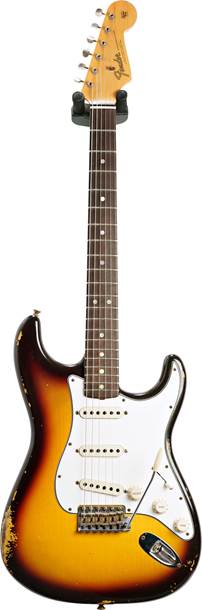 Fender Custom Shop 1965 Stratocaster Relic 3 Tone Sunburst Rosewood Fingerboard Masterbuilt by Paul Waller #R111283