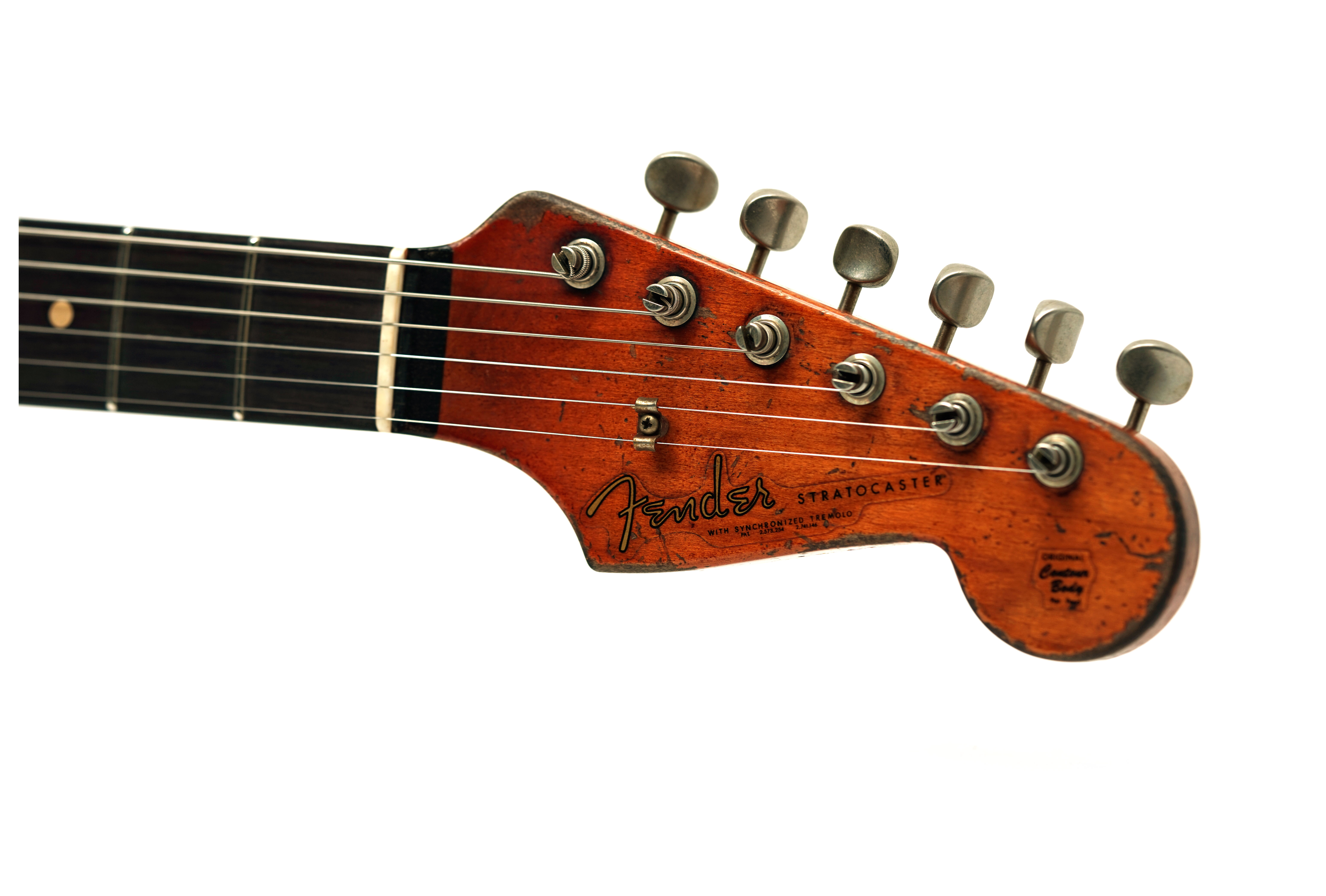 Fender Custom Shop 1961 Stratocaster Heavy Relic Black over Desert Sand Masterbuilt by Dale Wilson Rosewood Fingerboard #CZ575017