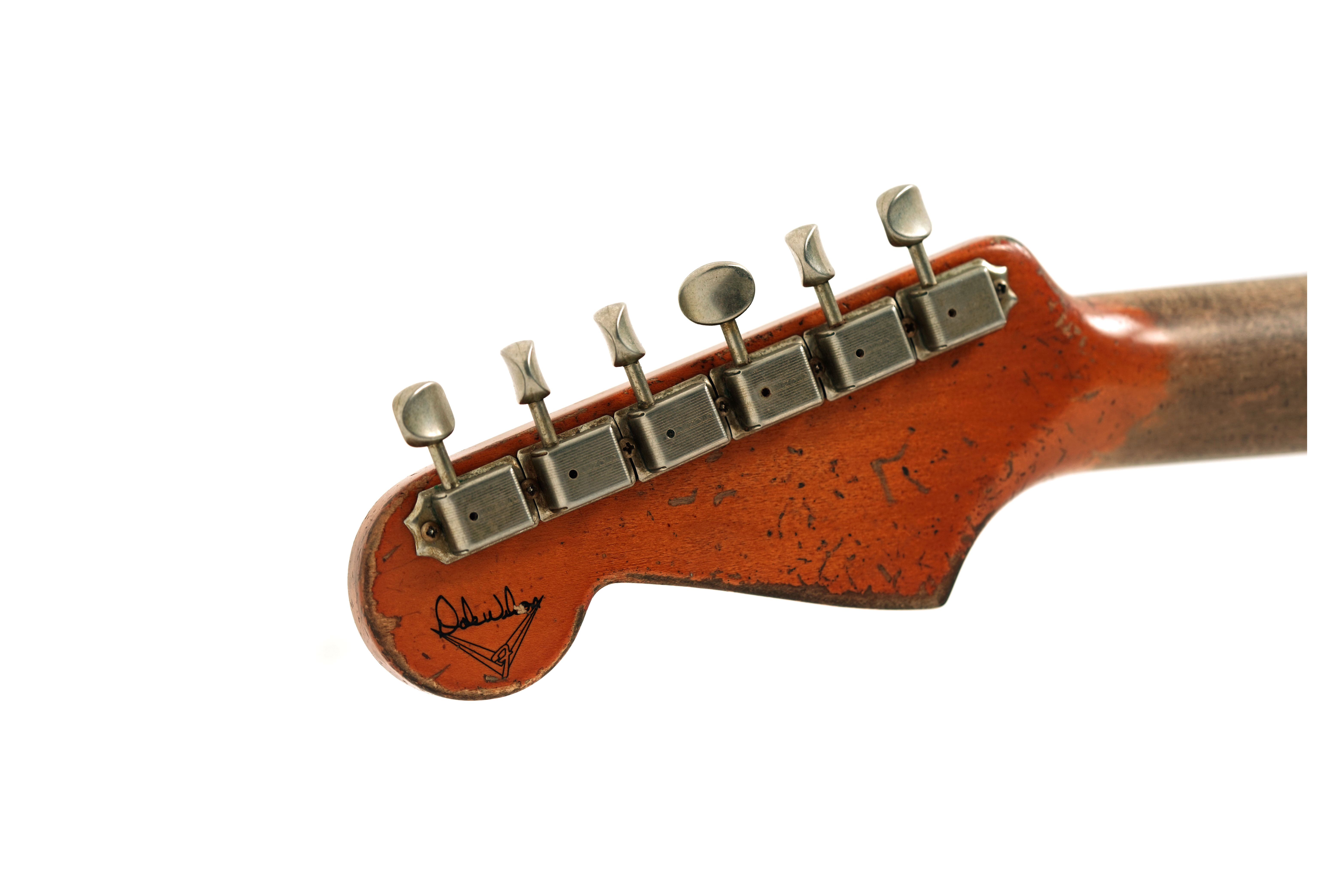 Fender Custom Shop 1961 Stratocaster Heavy Relic Black over Desert Sand Masterbuilt by Dale Wilson Rosewood Fingerboard #CZ575017