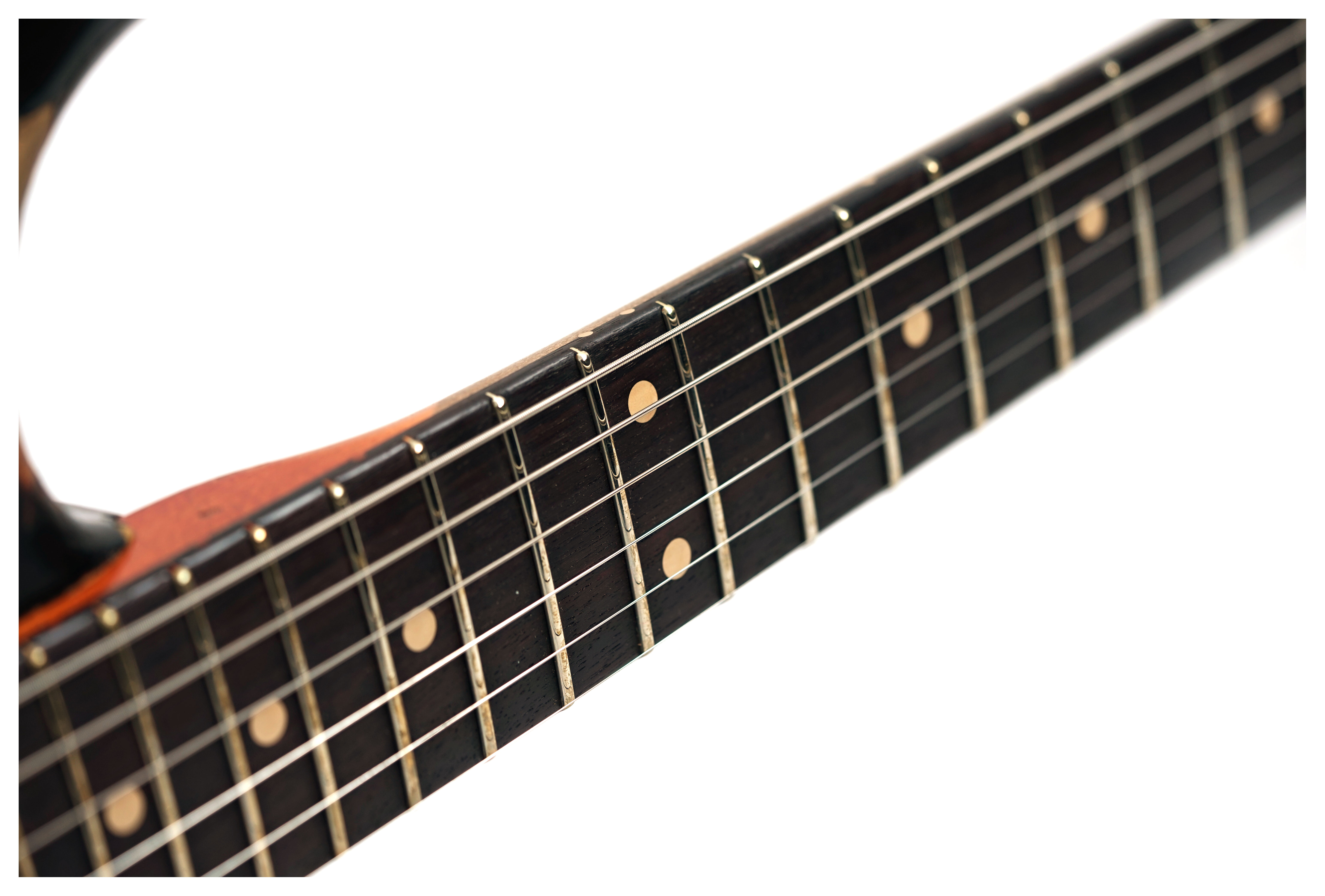 Fender Custom Shop 1961 Stratocaster Heavy Relic Black over 3 Tone Sunburst Rosewood Fingerboard Masterbuilt by Dale Wilson #CZ587149