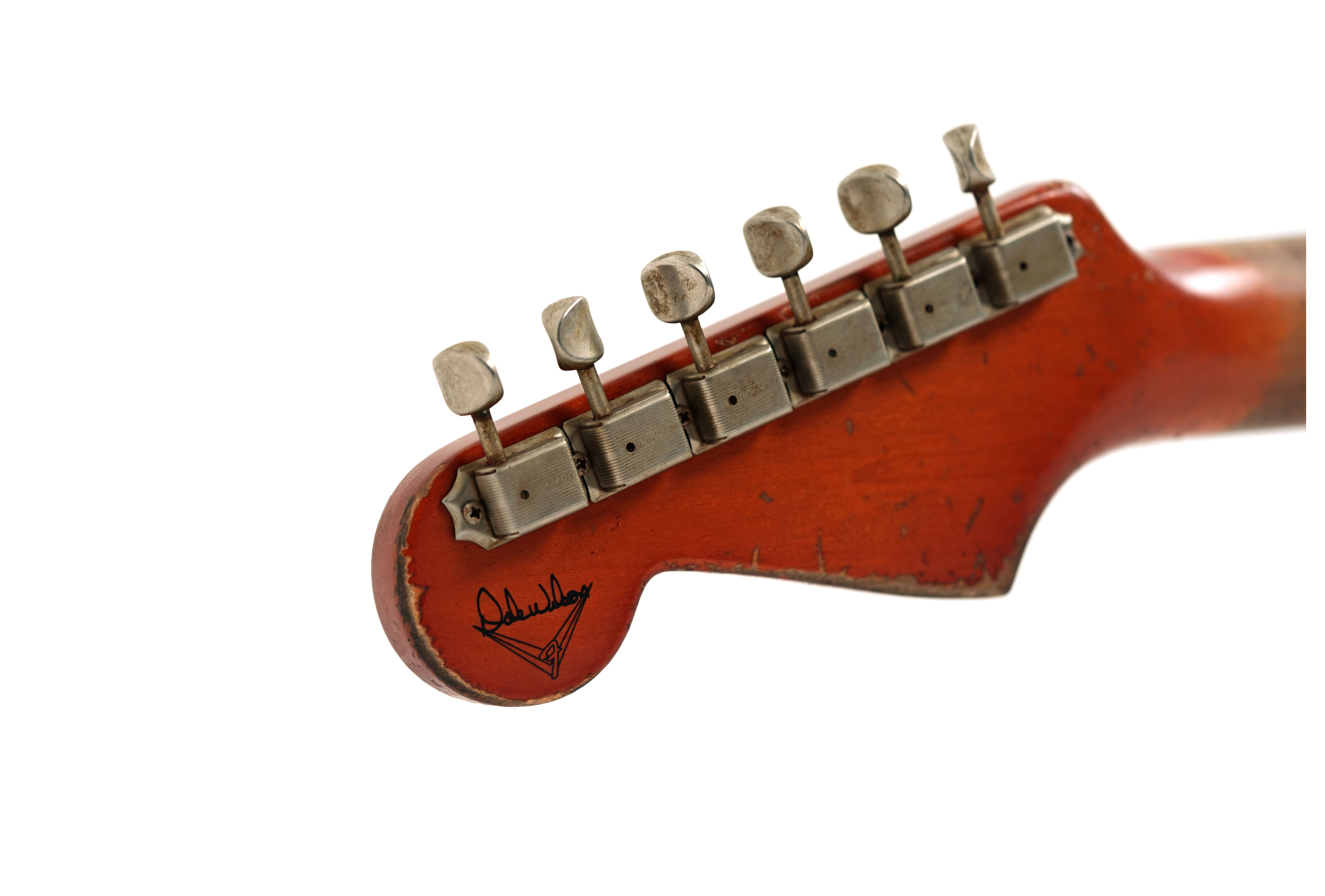 Fender Custom Shop 1961 Stratocaster Heavy Relic Black over 3 Tone Sunburst Rosewood Fingerboard Masterbuilt by Dale Wilson #CZ587149