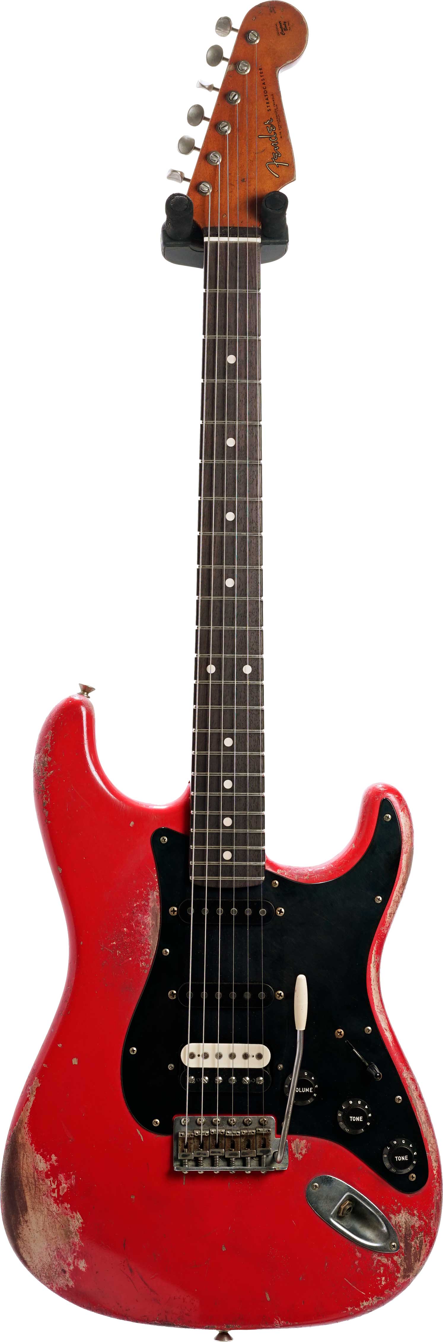 Fender Custom Shop 1961 Stratocaster Heavy Relic Hot Rod Red over Desert Sand Rosewood Fingerboard Masterbuilt by Vincent Van Trigt #R129402