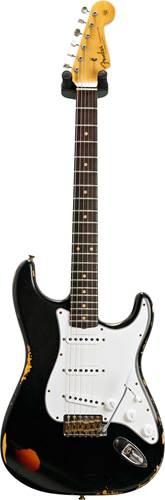Fender Custom Shop 1961 Stratocaster Heavy Relic Black over 3 Tone Sunburst Rosewood Fingerboard Master Builder Designed by Dale Wilson #R121650