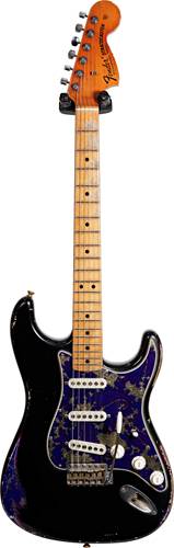 Fender Custom Shop 1969 Stratocaster Relic Black Over Purple Paisley Maple Fingerboard Masterbuilt by Dale Wilson #CZ555120