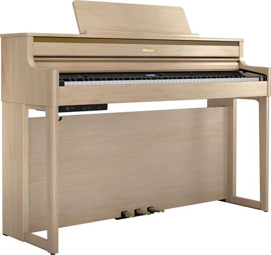 Roland HP704 Digital Piano Light Oak