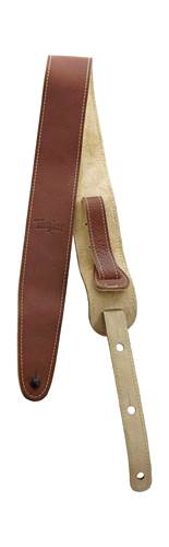 Taylor Medium Brown Leather Strap Suede Back 2.5 Inch
