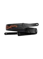 Taylor Nouveau Strap Black Leather 2.5 Inch