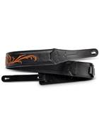 Taylor Nouveau Strap Black Leather 3 Inch