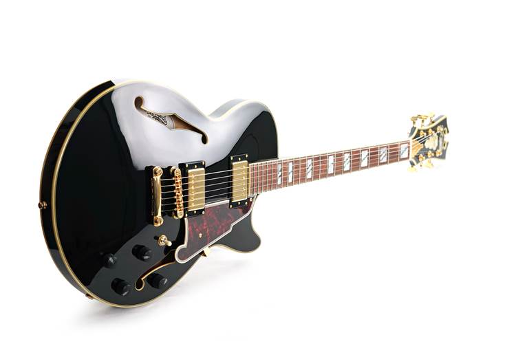 D'Angelico Excel SS Stop-Bar Black (Ex-Demo) #W1803141 D'Angelico Excel SS Stop-Bar Black (Ex-Demo) #W1803141