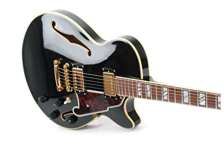 D'Angelico Excel SS Stop-Bar Black (Ex-Demo) #W1803141 D'Angelico Excel SS Stop-Bar Black (Ex-Demo) #W1803141