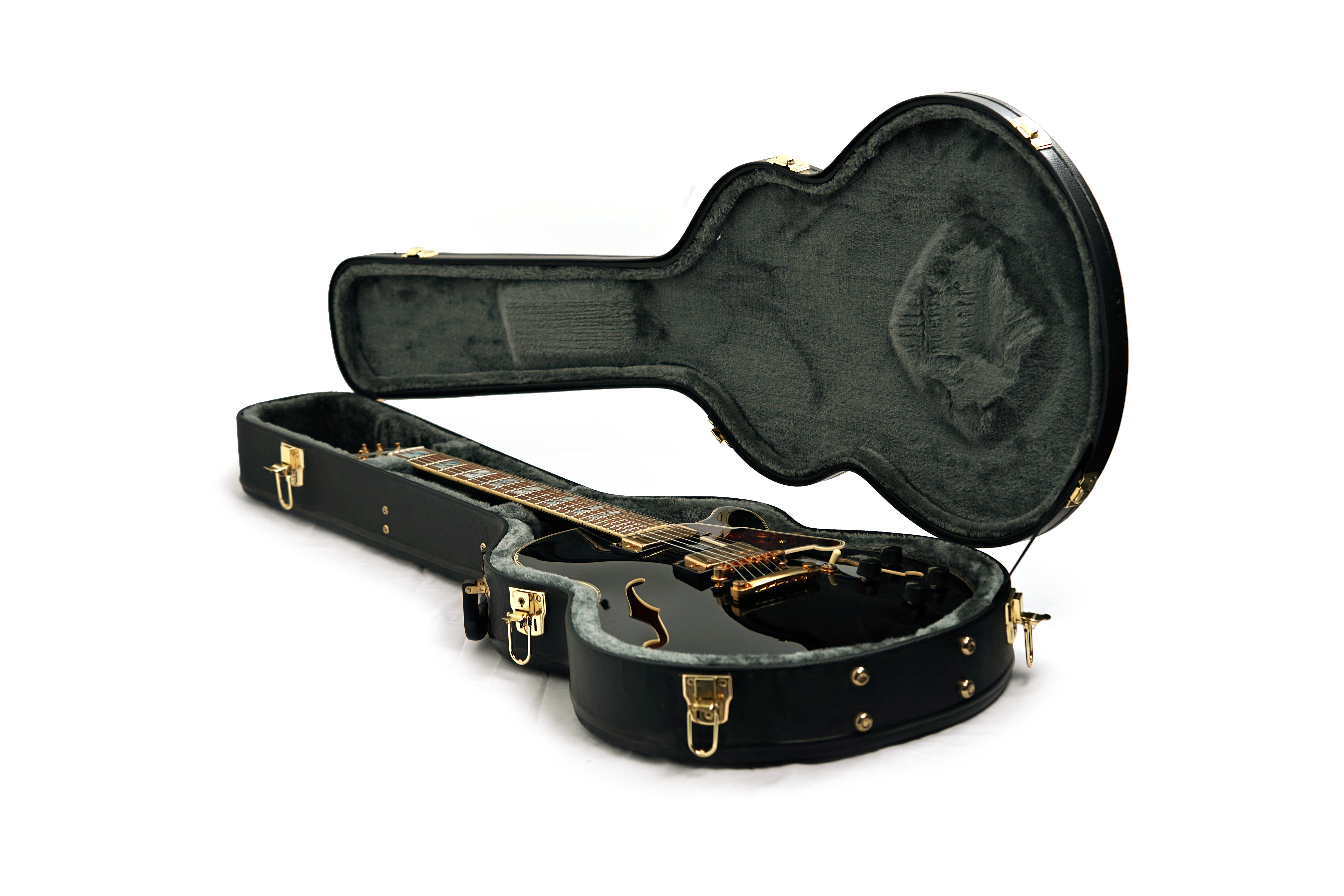 D'Angelico Excel SS Stop-Bar Black (Ex-Demo) #W1803136