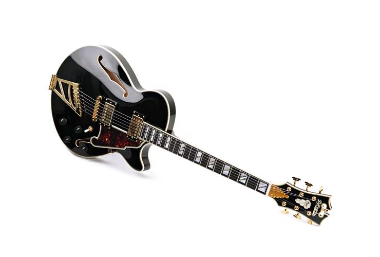 D'Angelico Excel SS Stairstep Black D'Angelico Excel SS Stairstep Black