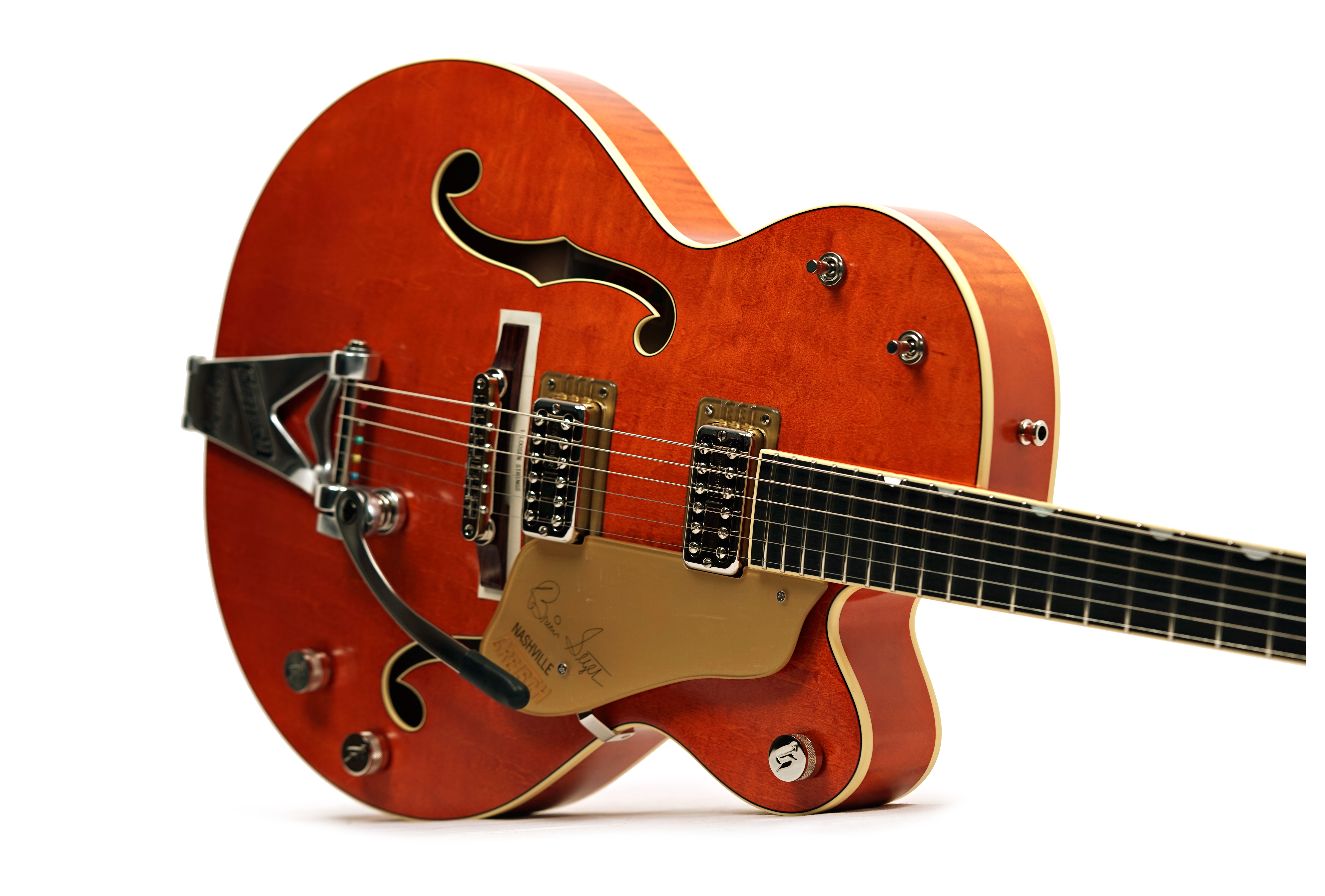 Gretsch G6120T Brian Setzer 59 Smoke Orange #JT25113824