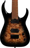 Jackson Pro Series Misha Mansoor HT7 Black Burst Burl (Ex-Demo) #ICJ2126876