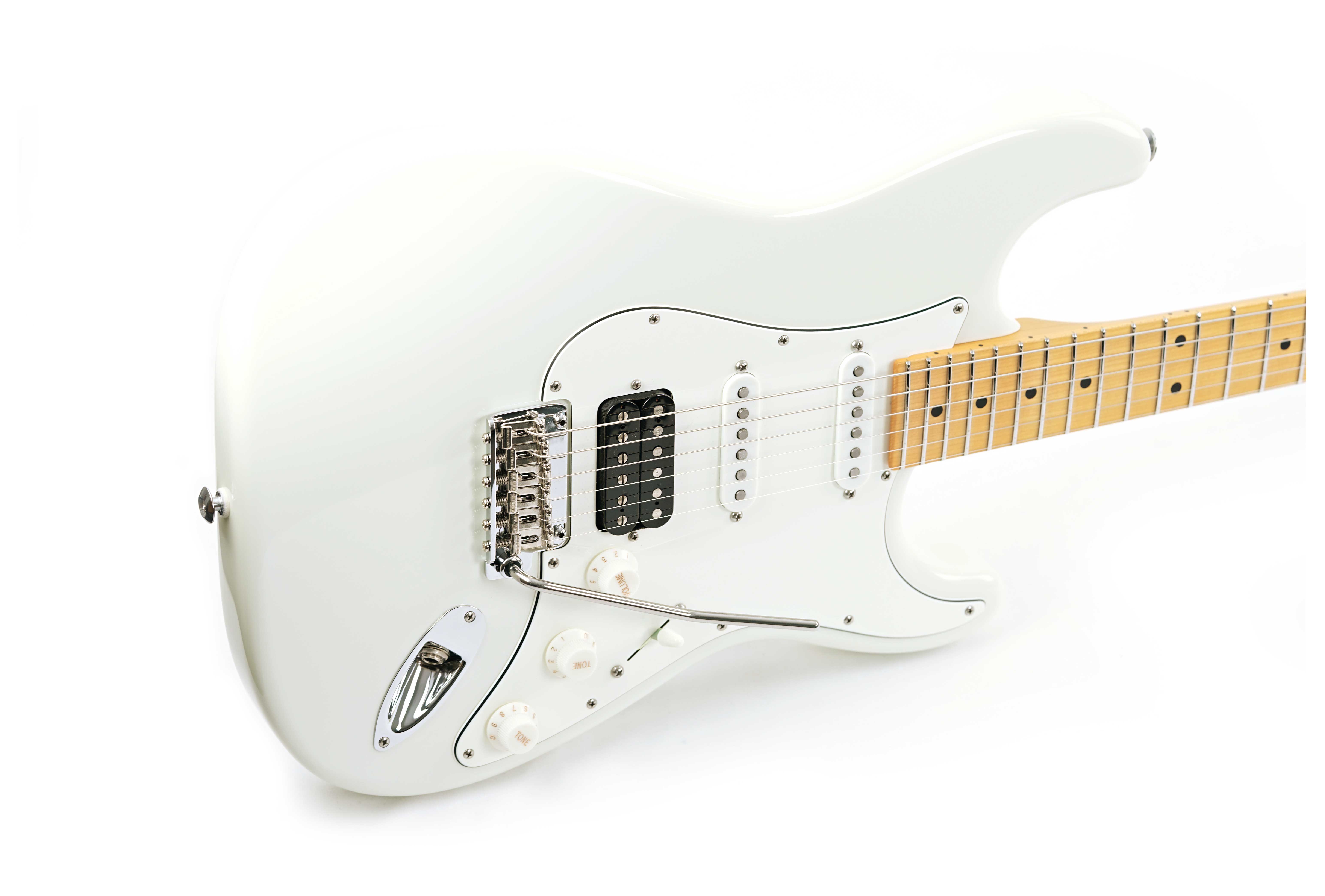 Suhr Classic S Olympic White HSS Maple Fingerboard