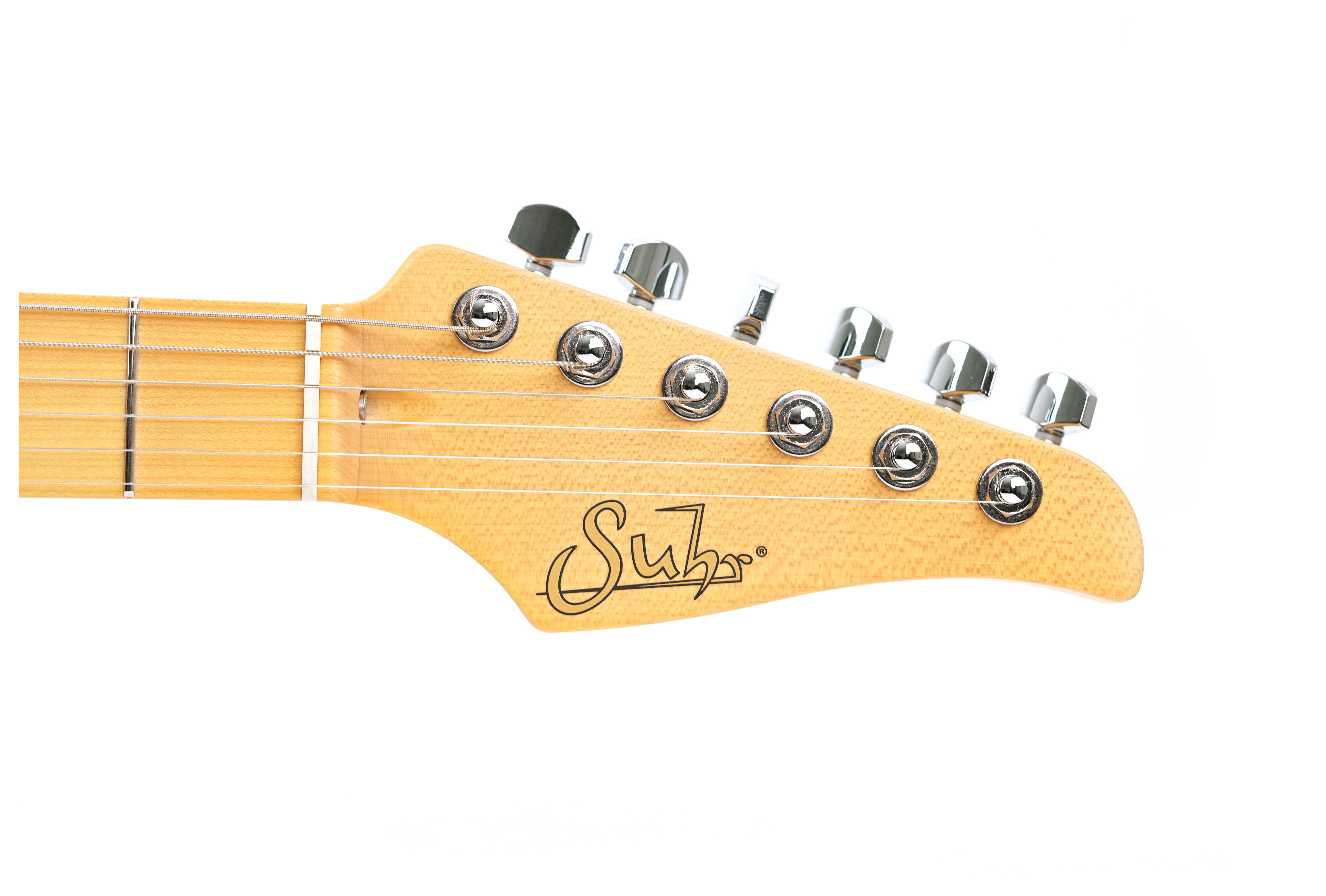 Suhr Classic S Olympic White HSS Maple Fingerboard