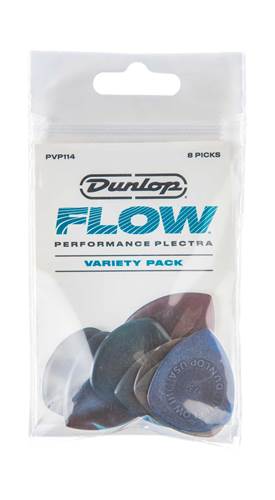 Dunlop PVP114 Pick Flow Variety Player Pack 8
