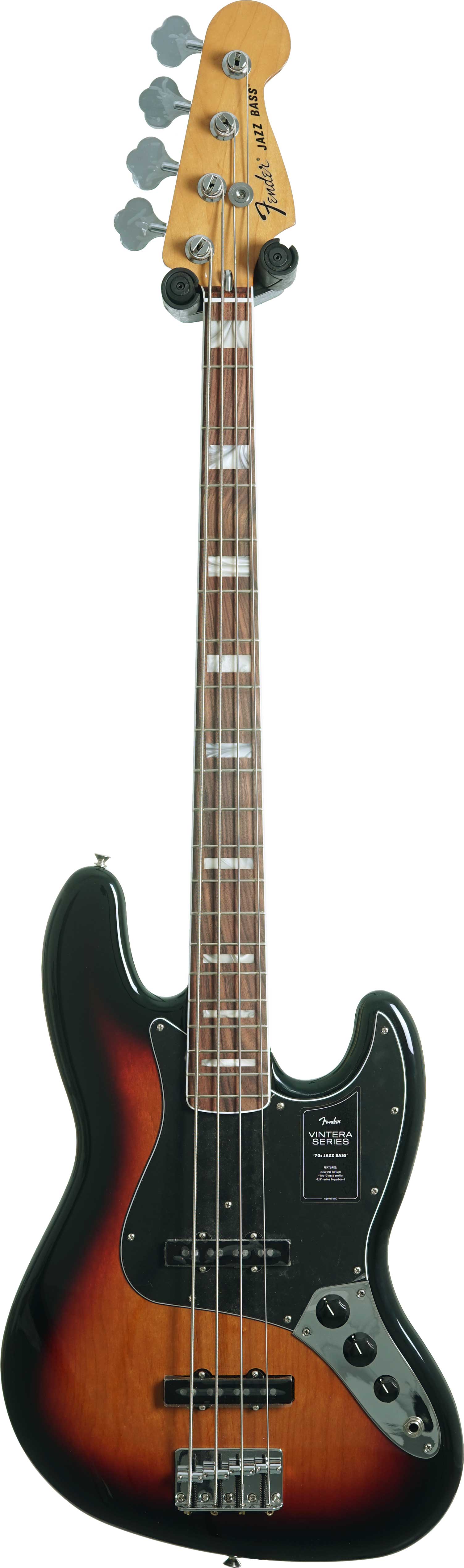 Fender Vintera 70s Jazz Bass 3-Colour Sunburst Pau Ferro