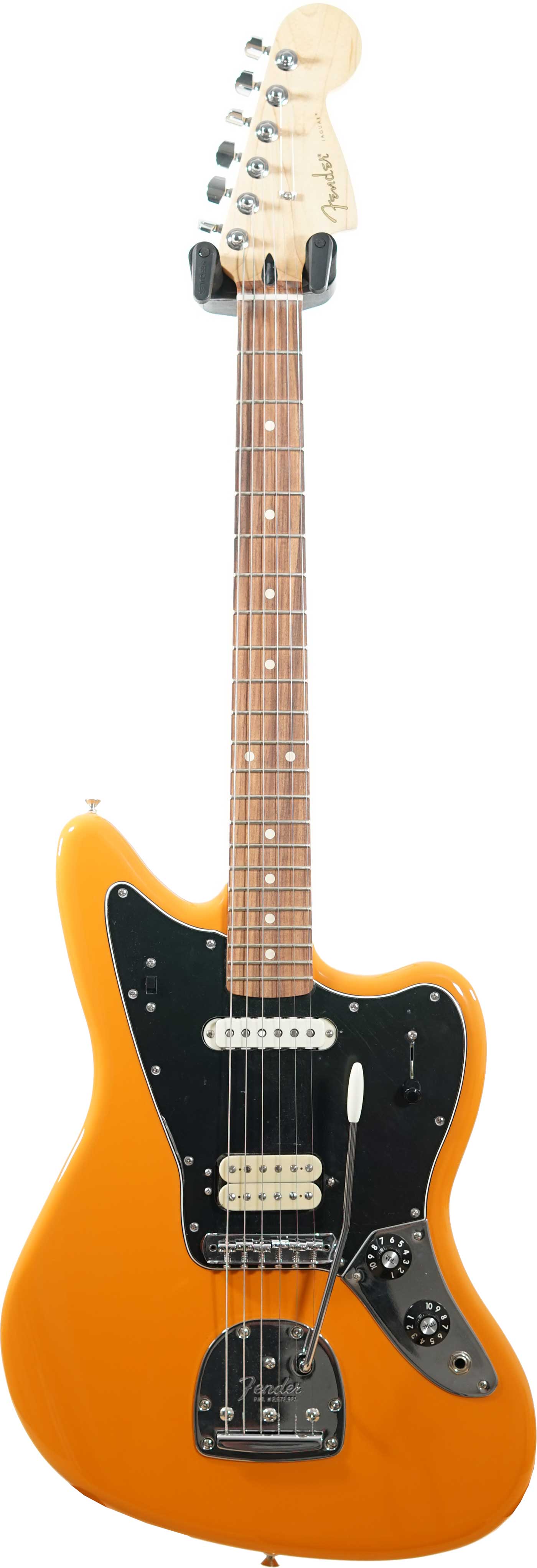 ギター FENDER PLAYER JAGUAR PF Capri Orange Fender Player Jaguar Capri Orange Pau Ferro Fingerboard (Ex-Demo