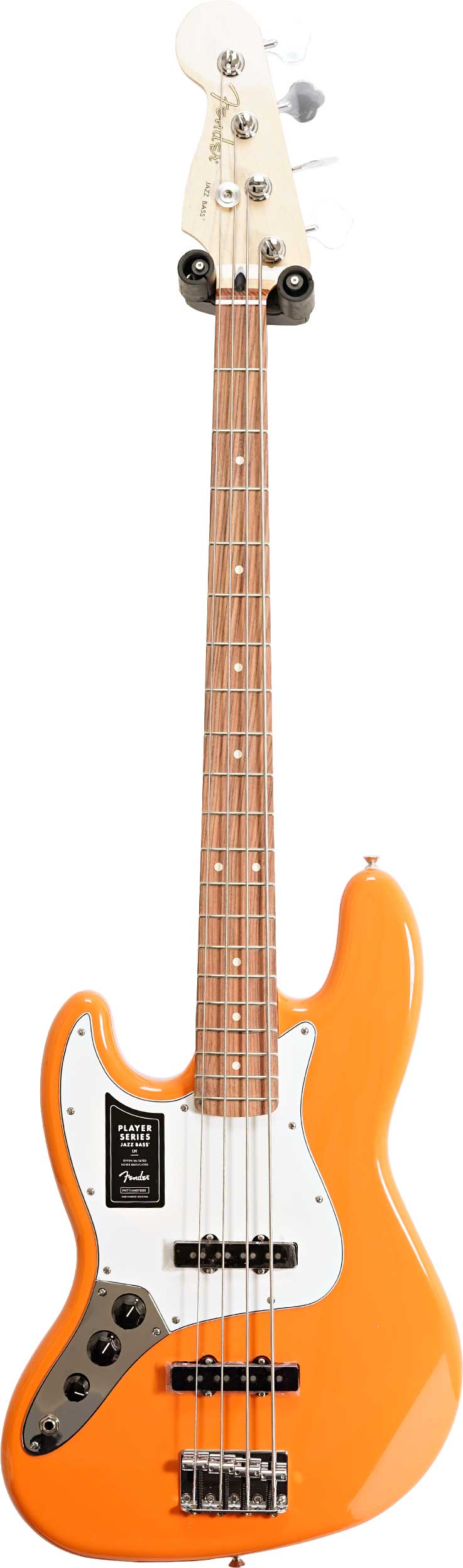 Fender Player Jazz Bass Capri Orange Pau Ferro Fingerboard Left Handed (Ex-Demo) #MX22029330