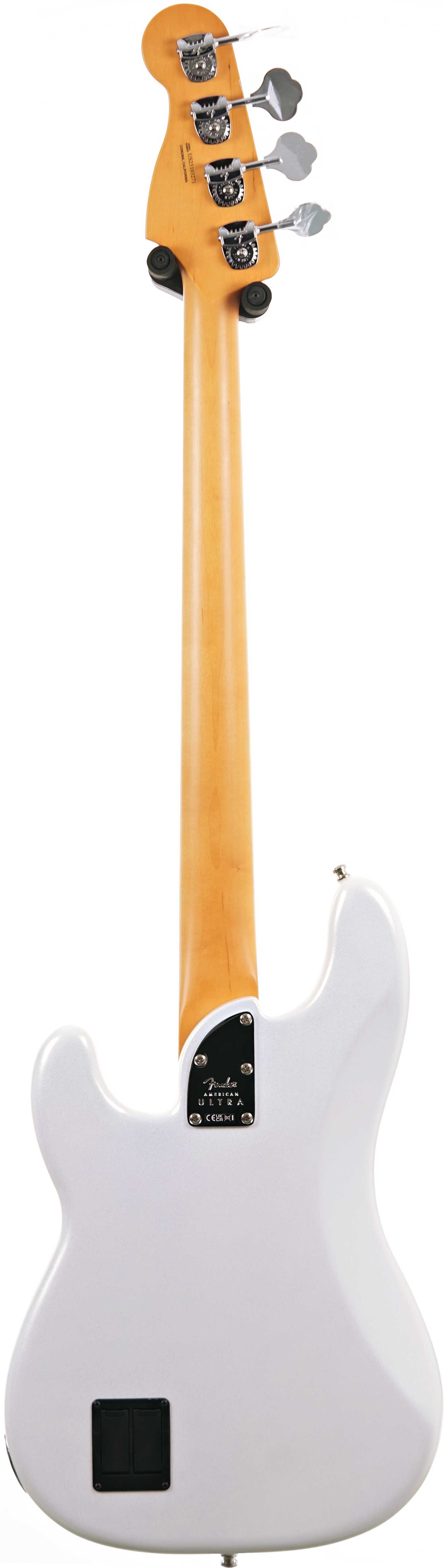 Fender American Ultra Precision Bass Arctic Pearl Maple Fingerboard (Nearly New) #US23103271