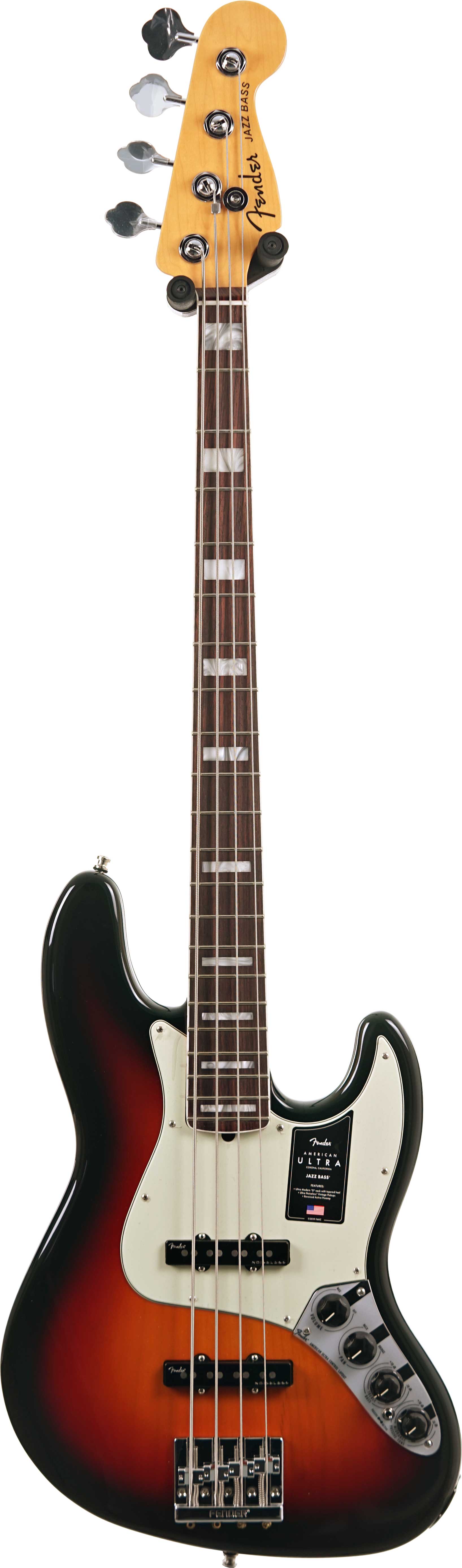 Fender American Ultra Jazz Bass Ultraburst Rosewood Fingerboard (Ex-Demo) #US23026098