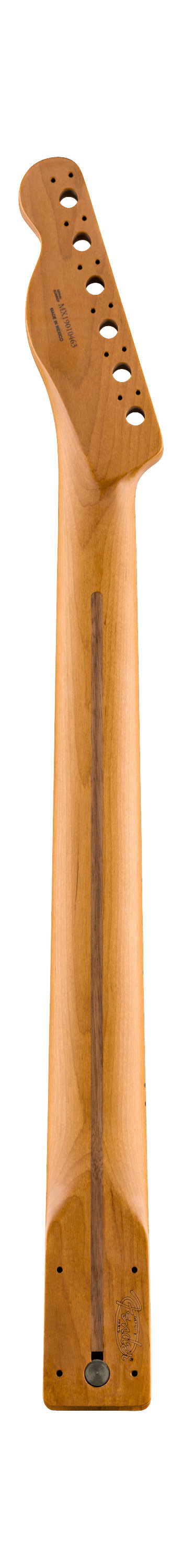 Fender Roasted Maple Telecaster Neck, 22 Jumbo Frets, 12 Inch Radius, Flat Oval Shape