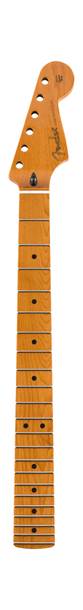 Fender Roasted Maple Stratocaster Neck, 22 Jumbo Frets, 12 Inch Radius, Flat Oval Shape
