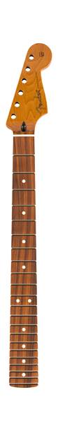 Fender Roasted Maple Stratocaster Neck, 22 Jumbo Frets, 12 Inch Radius, Pau Ferro, Flat Oval Shape