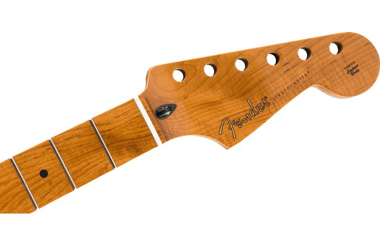 Fender Roasted Maple Stratocaster Neck, 21 Narrow Tall Frets, 9.5 Inch Radius, C Shape Fender Roasted Maple Stratocaster Neck, 21 Narrow Tall Frets, 9.5 Inch Radius, C Shape