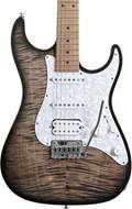 Suhr Standard Plus Trans Charcoal Burst Roasted Maple Fingerboard #69397