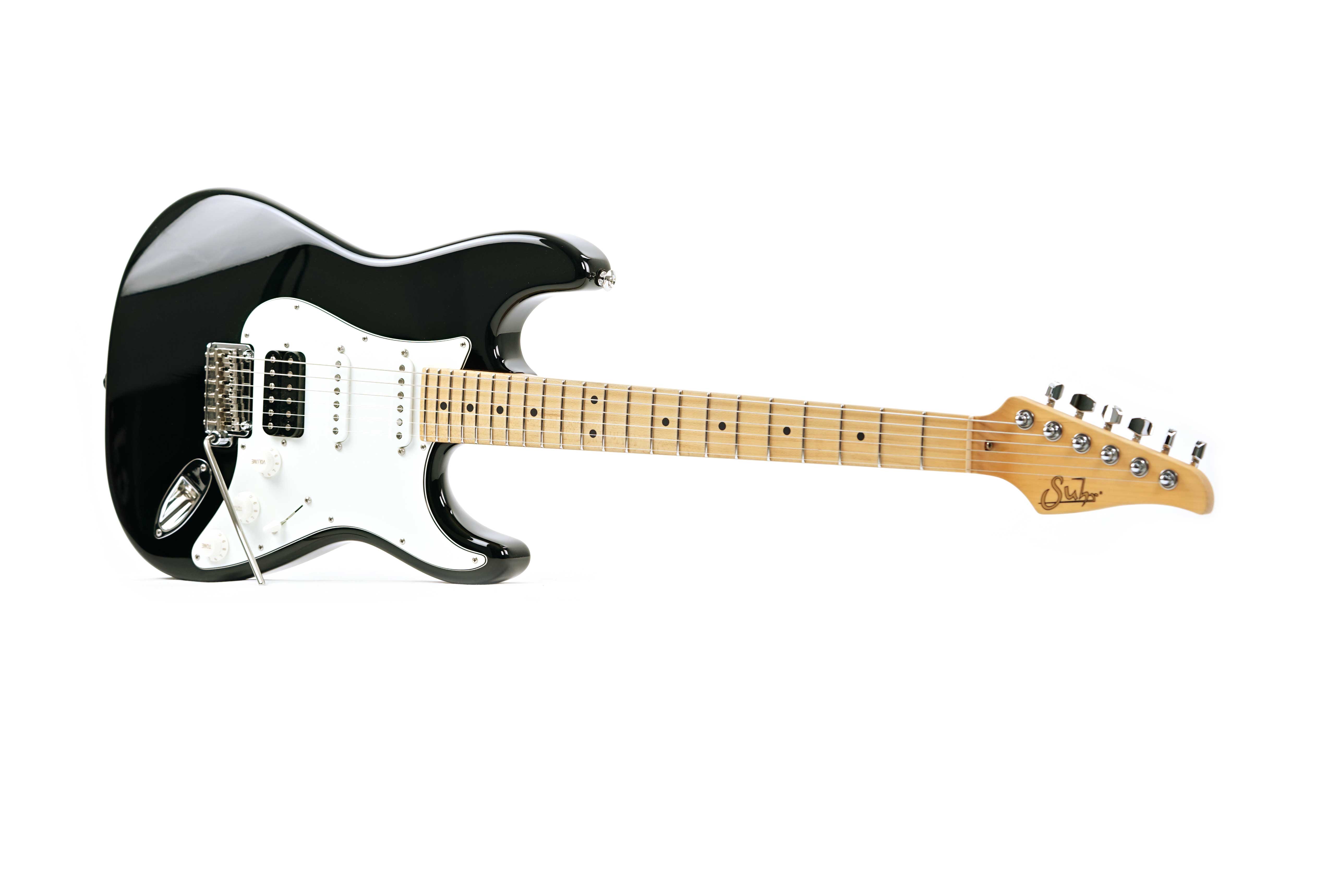 Suhr Classic S Black HSS Maple Fingerboard