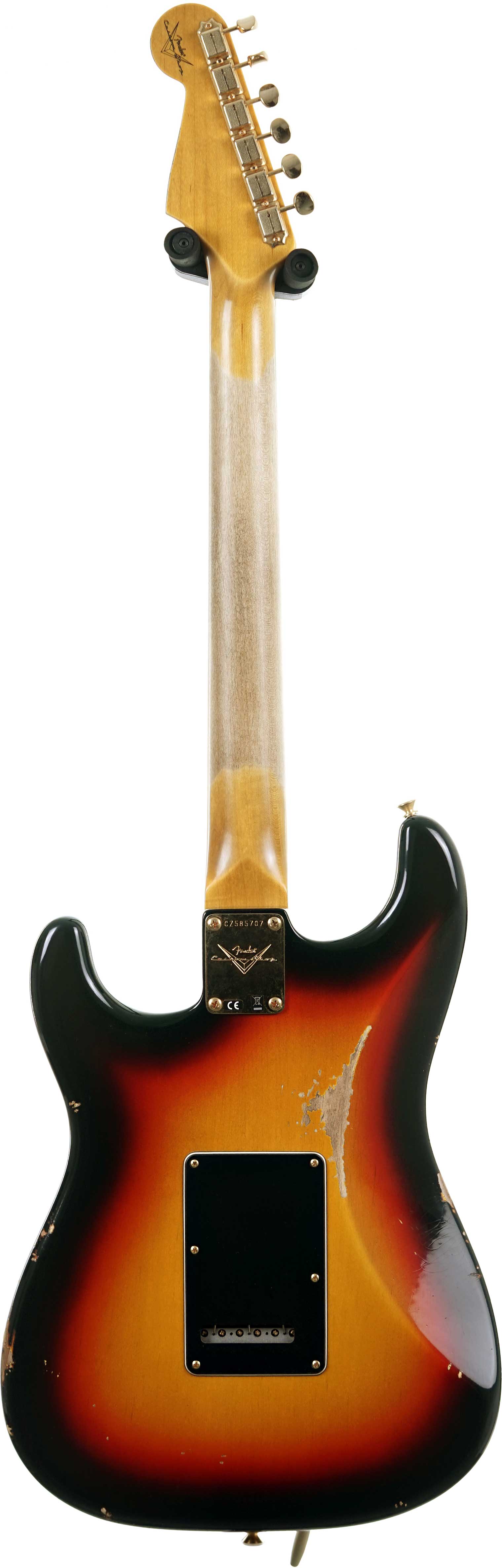 Fender Custom Shop Stevie Ray Vaughan Stratocaster Relic Faded 3-Colour Sunburst #CZ585707