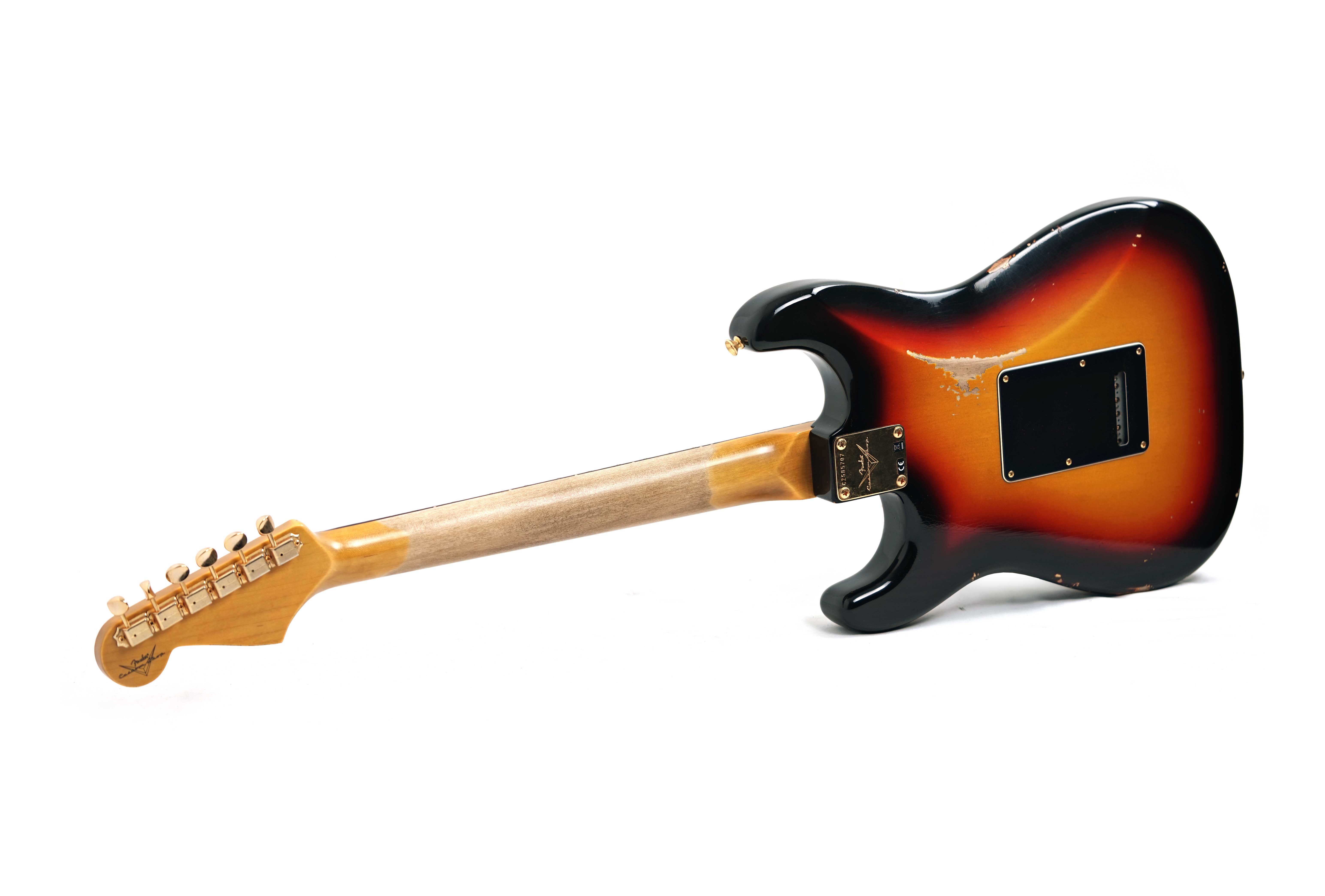Fender Custom Shop Stevie Ray Vaughan Stratocaster Relic Faded 3-Colour Sunburst #CZ585707