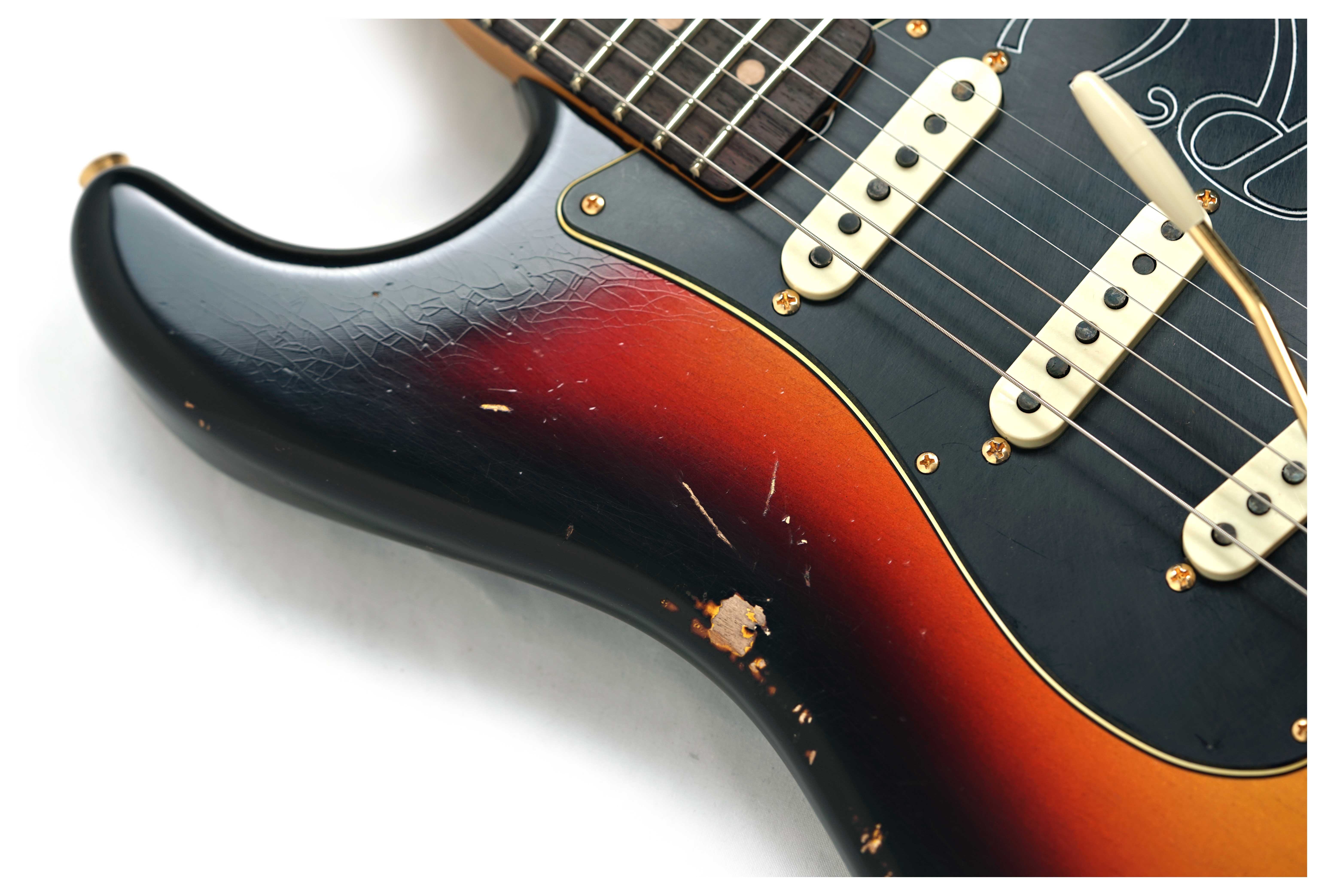 Fender Custom Shop Stevie Ray Vaughan Stratocaster Relic Faded 3-Colour Sunburst #CZ585707
